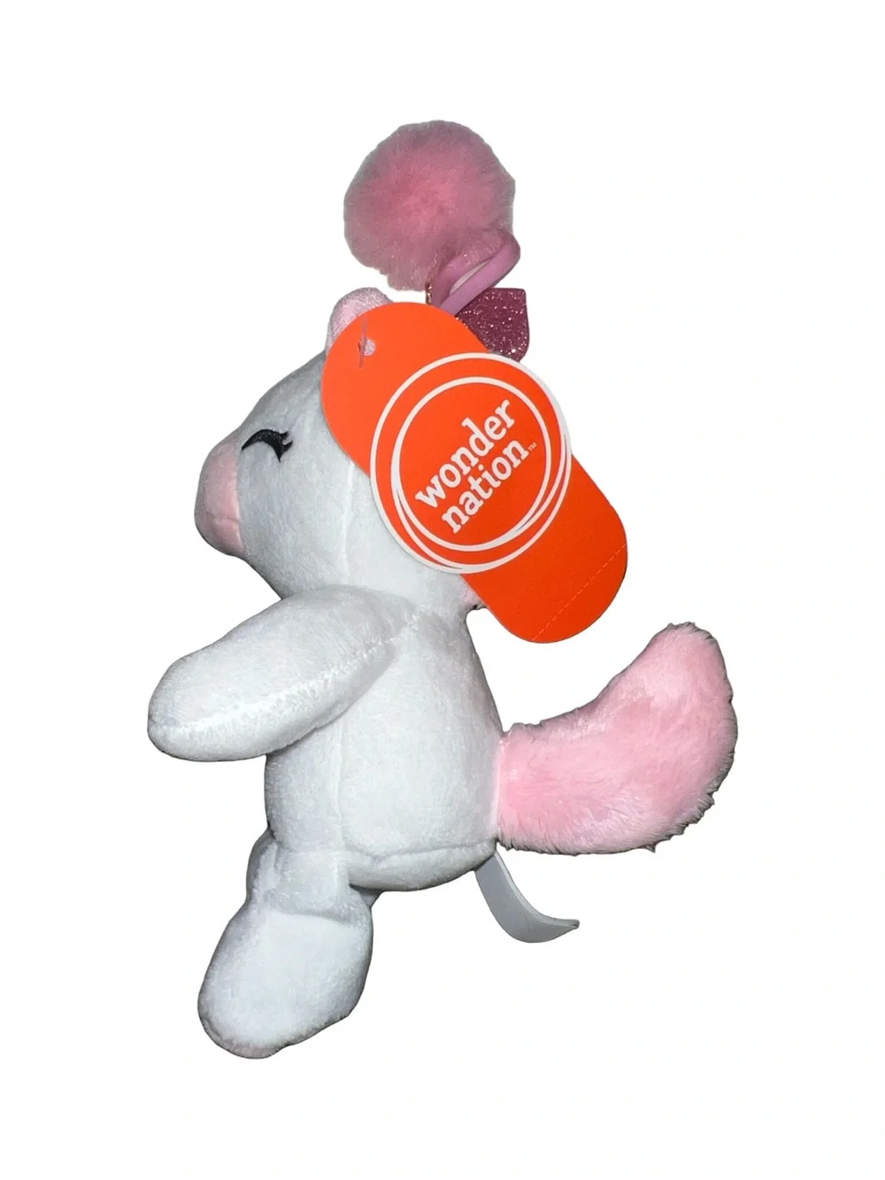 Wonder Nation Unicorn Plush Backpack Clip/ Keychain